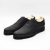 Pantofi barbati smart casual piele neagra talpa usoara