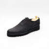 Pantofi barbati smart casual piele neagra talpa usoara