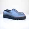 Pantofi barbati smart casual piele croco gri talpa usoara