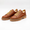 Pantofi barbati casual urban piele coniac talpa cusuta bej